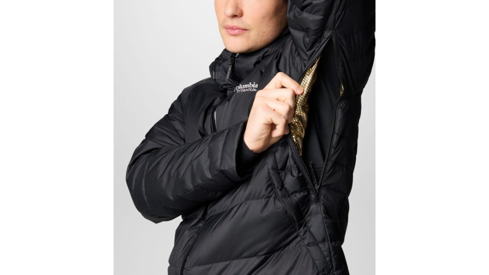 Columbia Roaring Fork II Down Jacket - Mens, Black, Medium, 2087341010-M