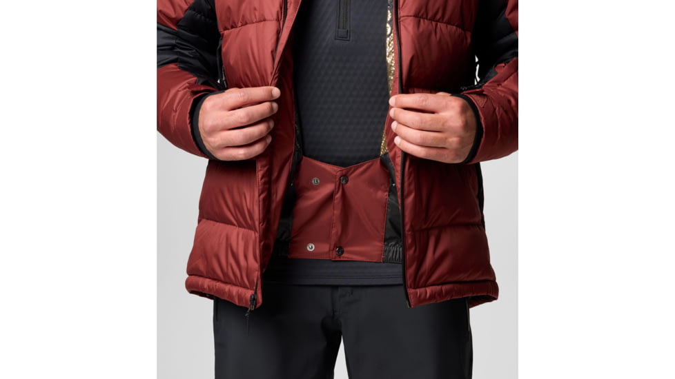 Columbia Roaring Fork II Down Jacket - Mens, Spice/Black, Small, 2087341681-S