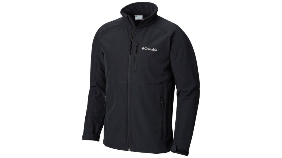 Columbia Ryton Reserve Softshell Jacket - Mens, Black Heather, Black, Extra Large, 1799031014-XL