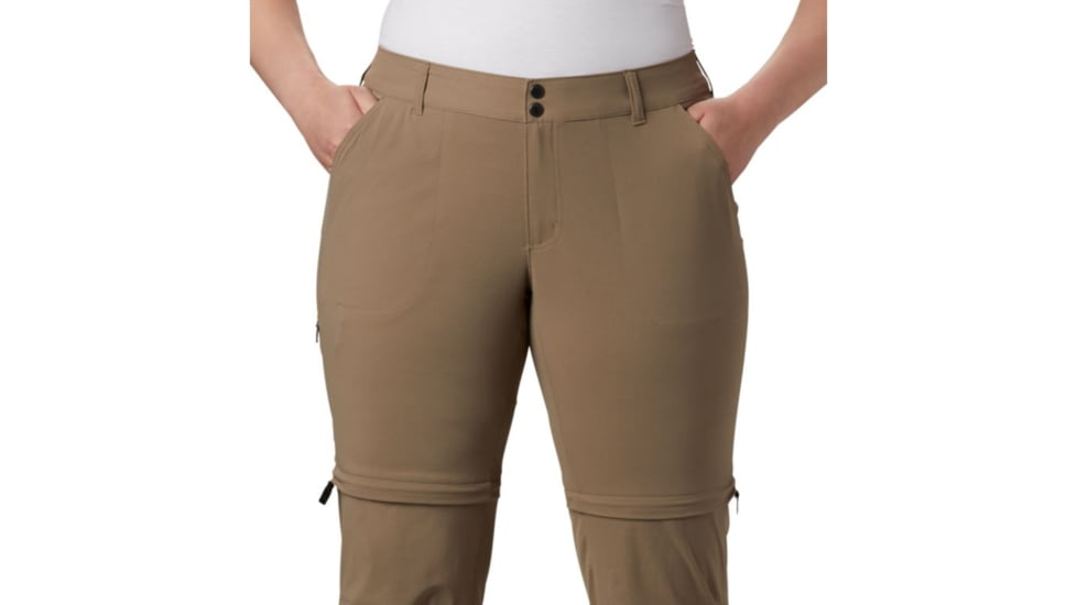 Columbia Saturday Trail II Convertible Pant, Truffle, 4, S - Womens, 1579851211-4-S