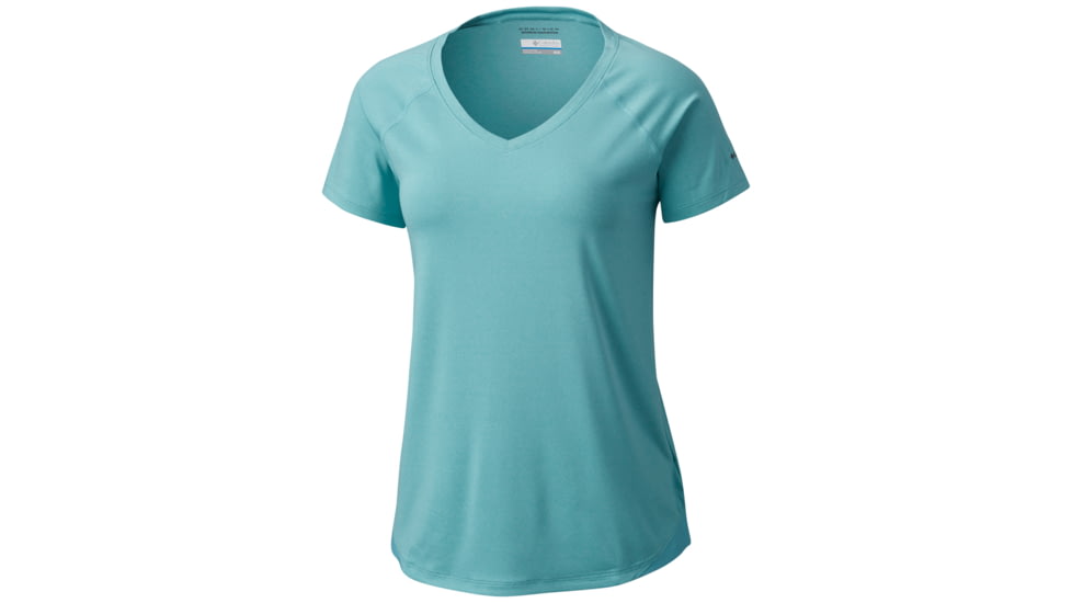 Columbia Saturday Trail II Knit Short Sleeve Shirt - Women's-Iceberg Heather-Large