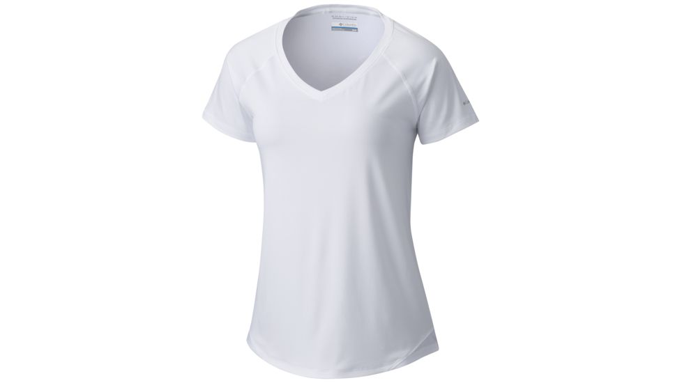 Columbia Saturday Trail II Knit Short Sleeve Shirt - Women's-White Heather-Small