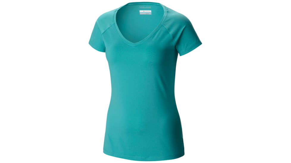Saturday Trail Short Sleeve Knit Shirt - Womens-Miami-X-Large
