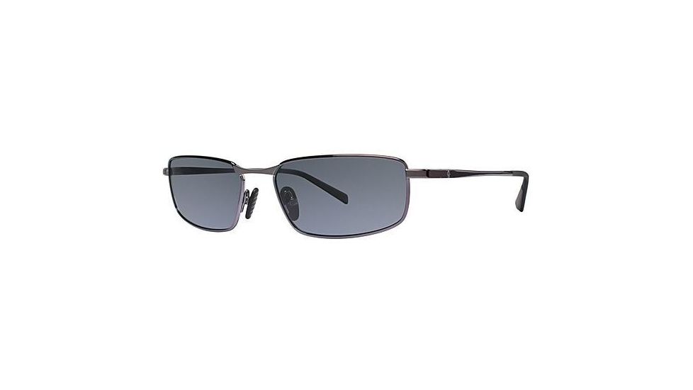 Columbia Sebago Lake Sunglasses - Frame Dark Gunmetal Gloss, Lens Color Smoke, Size 55/17mm CBSEBAGOLAKEPZ14