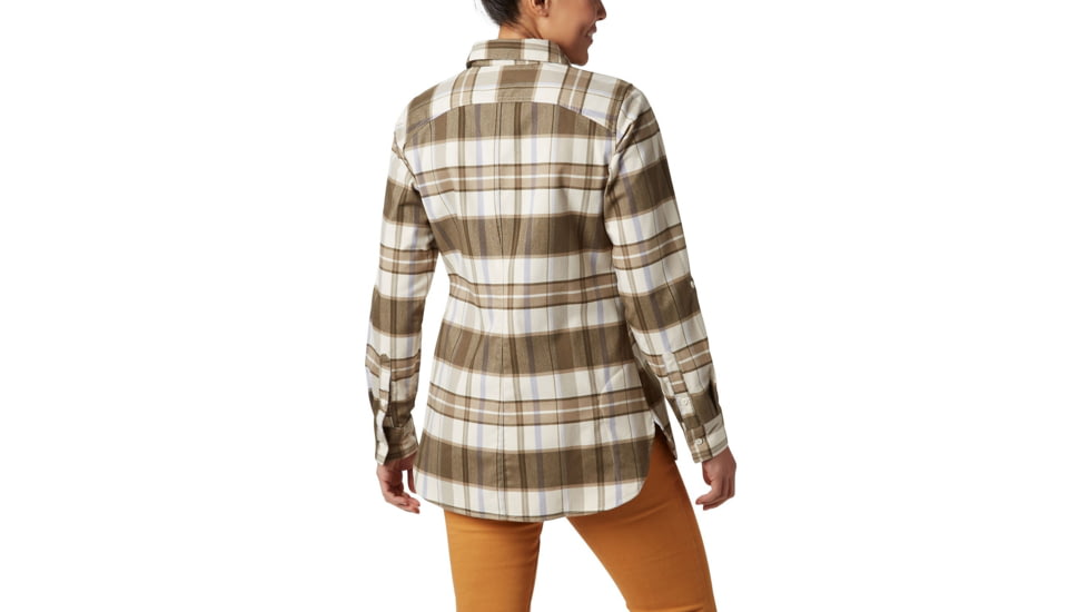 Columbia Silver Ridge 2.0 Flannel Tunic - Womens, Dusty Iris Plaid, Medium, 1865131548-M