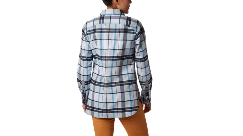 Columbia Silver Ridge 2.0 Flannel Tunic - Womens, Fathom Blue Plaid, Medium, 1865131453-M