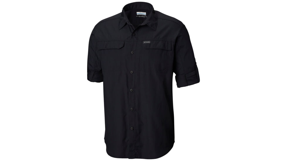Columbia Silver Ridge 2.0 Long Sleeve Shirt - Mens, Black, Large, 183931-010-L