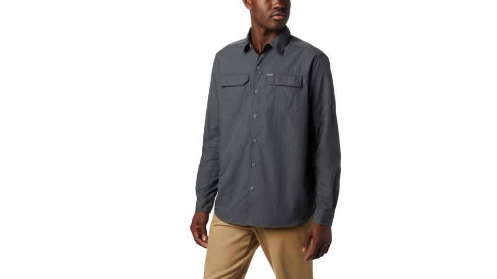 Columbia Silver Ridge 2.0 Long Sleeve Shirt - Mens, Grill, Large, 1839311028-L
