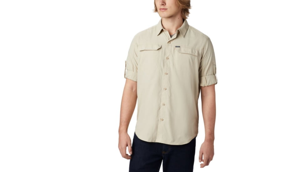 Columbia Silver Ridge 2.0 Long Sleeve Shirt - Womens, Fossil, Large, 1841821160-L