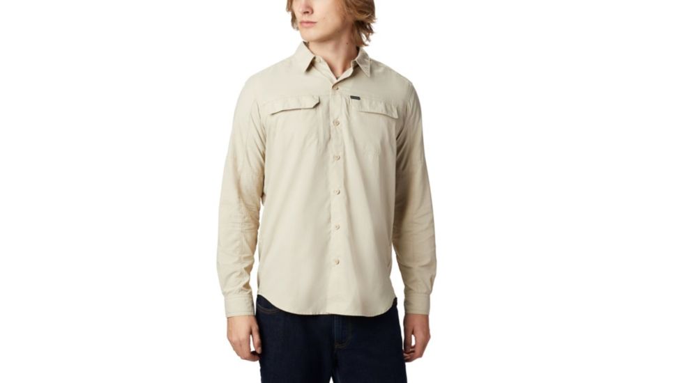 Columbia Silver Ridge 2.0 Long Sleeve Shirt - Womens, Fossil, Large, 1841821160-L