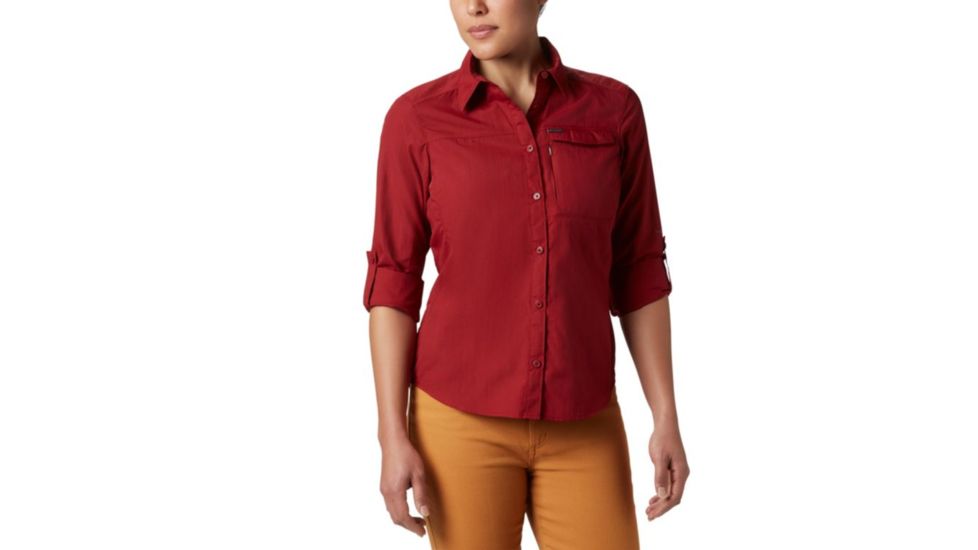 Columbia Silver Ridge 2.0 Long Sleeve - Womens, Beet, Large, 1841821607-L