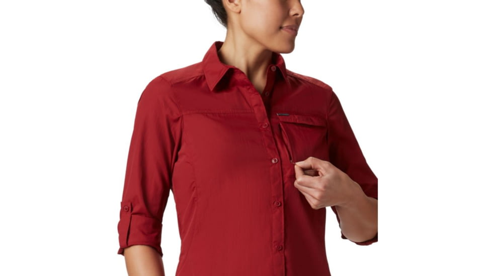 Columbia Silver Ridge 2.0 Long Sleeve - Womens, Beet, Large, 1841821607-L