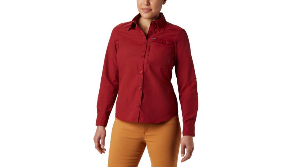 Columbia Silver Ridge 2.0 Long Sleeve - Womens, Beet, Large, 1841821607-L