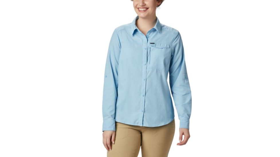 Columbia Silver Ridge 2.0 Long Sleeve - Womens, Crystal Blue, Small, 1841821484-S