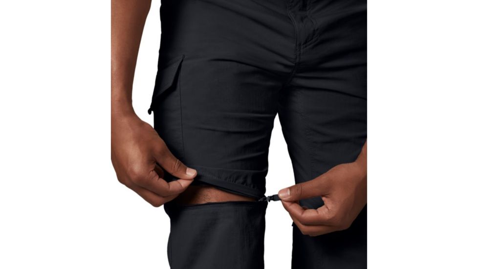 Columbia Silver Ridge Convertible Pant, Black, 34, 28 - Mens, 1441671010-34-28