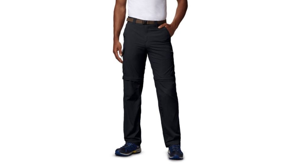 Columbia Silver Ridge Convertible Pant, Black, 34, 28 - Mens, 1441671010-34-28