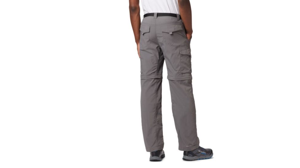 Columbia Silver Ridge Convertible Pant - Mens, City Grey, 30 Waist, 28 Inseam, 1441671023-30