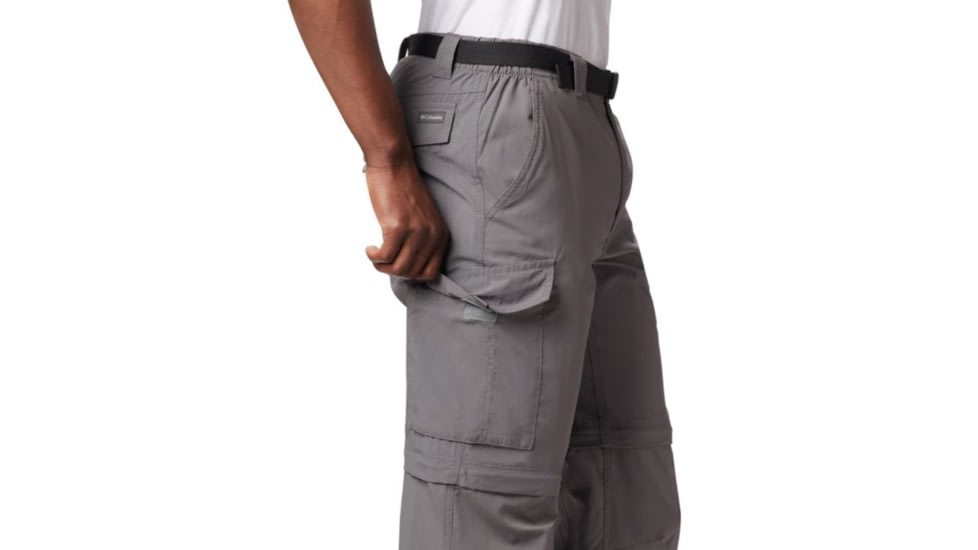Columbia Silver Ridge Convertible Pant - Mens, City Grey, 30 Waist, 28 Inseam, 1441671023-30