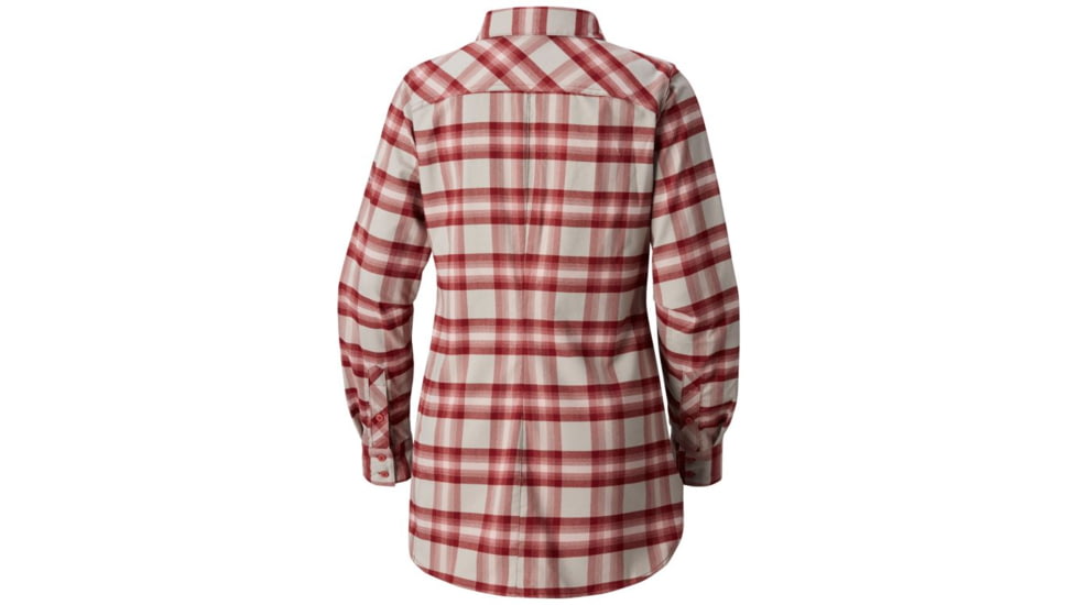 Columbia Silver Ridge Flannel Tunic, Rose Dust Plaid, Extra Small - Womens, 1802611677-XS
