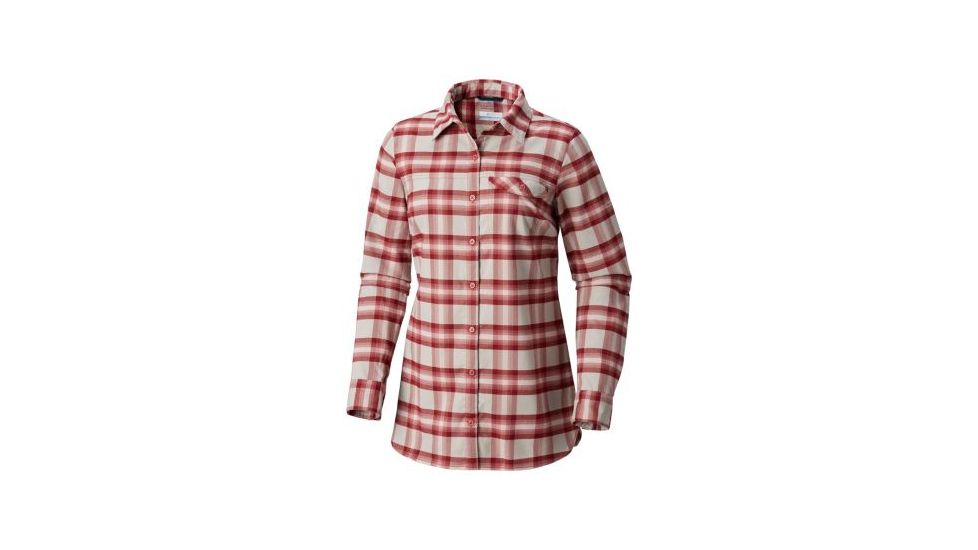 Columbia Silver Ridge Flannel Tunic - Womens, Rose Dust Plaid, Small, 1802611677-S