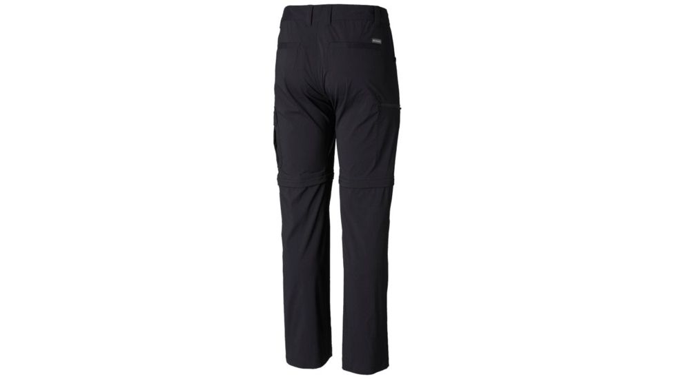 Columbia Silver Ridge II Stretch Convertible Pants - Mens, Black, 30, 28 Inch, 1839341010-30-28