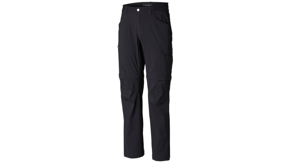 Columbia Silver Ridge II Stretch Convertible Pants - Mens, Black, 30, 28 Inch, 1839341010-30-28