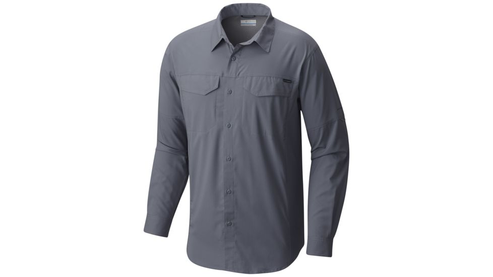 Columbia Silver Ridge Lite Long Sleeve - Men's -Grey Ash-X-Large