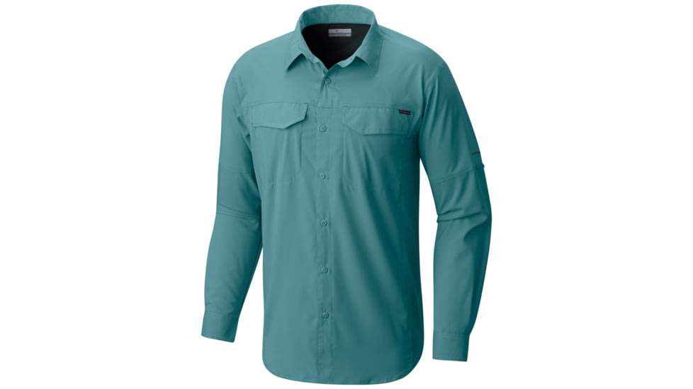 Columbia Silver Ridge Lite Long Sleeve - Men's -Teal-Small