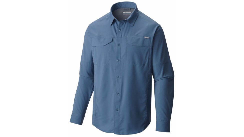 Columbia Silver Ridge Lite Long Sleeve Shirt - Men's-Steel-Small