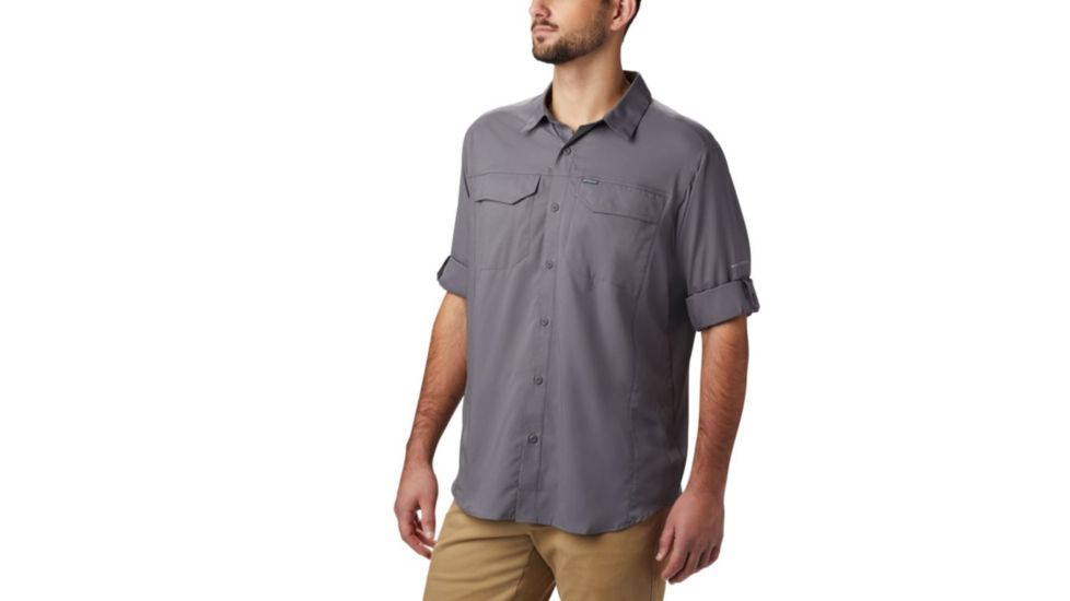 Columbia Silver Ridge Lite Long Sleeve Shirt - Mens, City Grey, Small, 1654321023-S