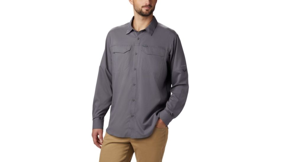 Columbia Silver Ridge Lite Long Sleeve Shirt - Mens, City Grey, Small, 1654321023-S