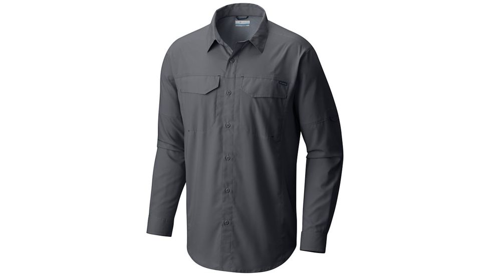 Columbia Silver Ridge Lite Long Sleeve Shirt - Mens, Graphite, Medium, 1654321053-M