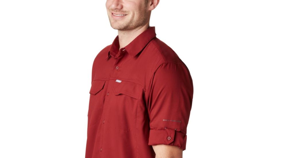 Columbia Silver Ridge Lite Long Sleeve Shirt - Mens, Red Jasper, Large, 1654321664-L