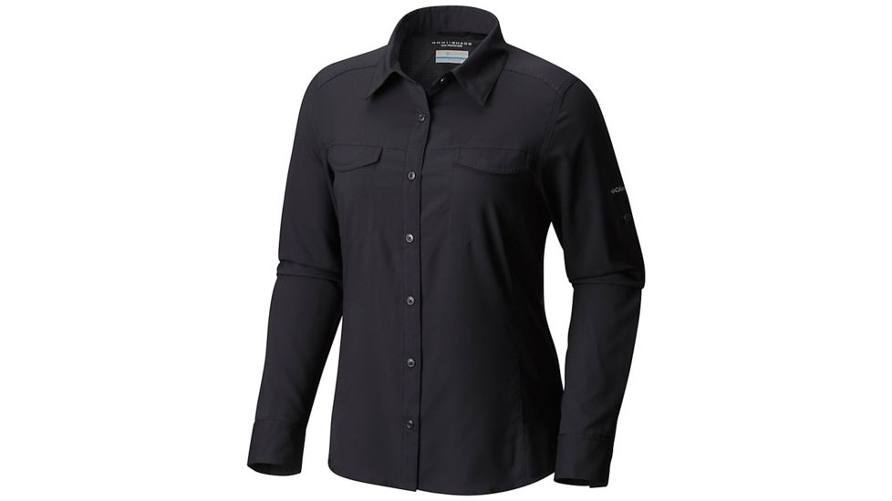 Columbia Silver Ridge Lite Long Sleeve - Shirt - Womens, Black, Small, 1714371010-S