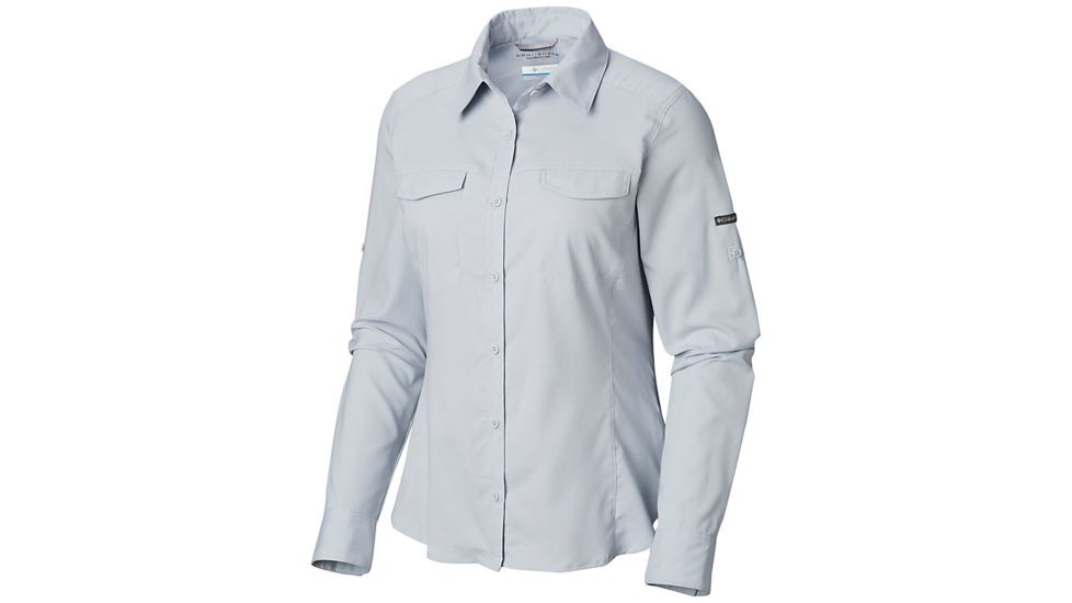 Columbia Silver Ridge Lite Long Sleeve - Shirt - Womens, Cirrus Grey, Medium, 1714371031-M