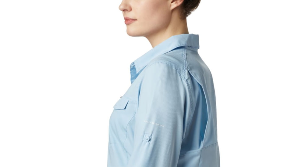 Columbia Silver Ridge Lite Long Sleeve Shirt - Womens, Crystal Blue, Extra Small, 1714371484-XS