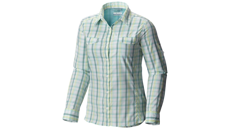 Columbia Silver Ridge Lite Plaid Long Sleeve Shirt - Women's-Iceberg Plaid-Large