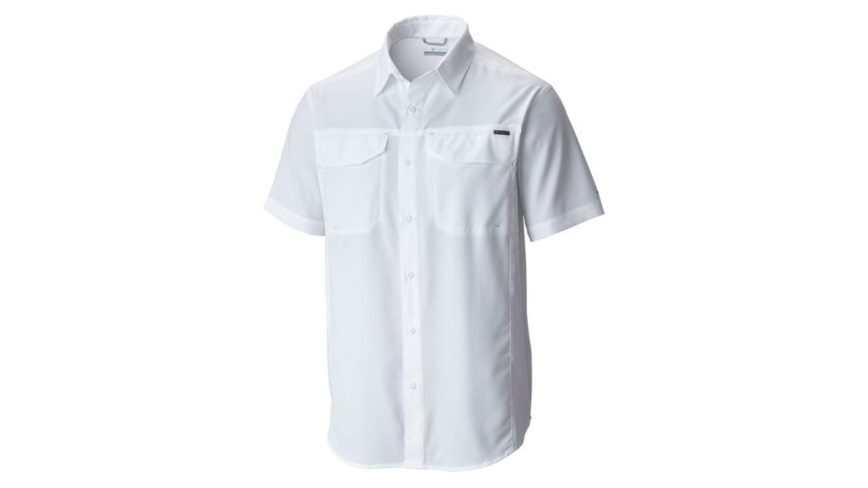 Silver Ridge Lite Short Sleeve Shirt - Mens-White-X-Large