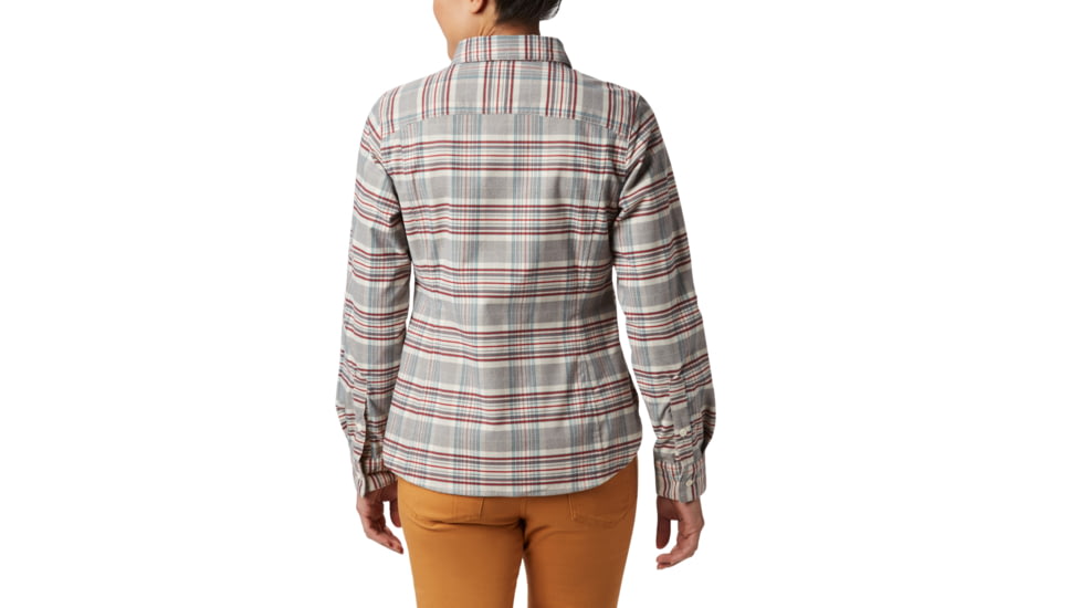 Columbia Silver Ridge Long Sleeve Flannel - Womens, Chalk Plaid, Extra Small, 1740471191-XS