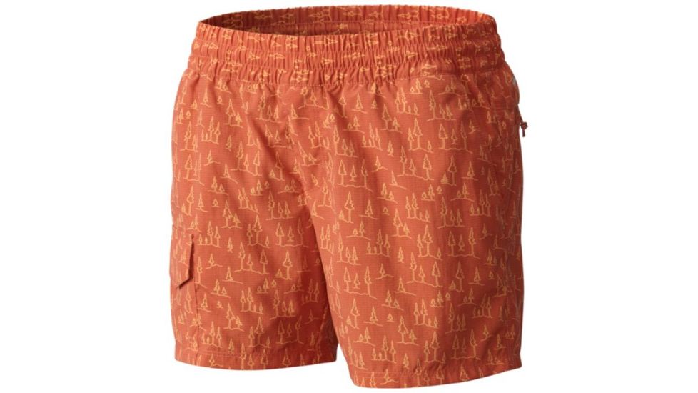 Columbia Silver Ridge Printed Pull On Short - Womens, Tuscan Tree Print, Size M, 4in Inseam 1773521851M