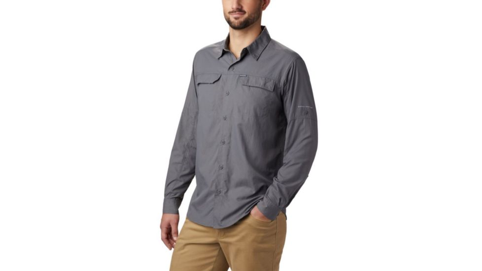 Columbia Silver Ridge2.0 Long Sleeve Shirt - Mens, City Grey, Extra Large, 1839311023-XL