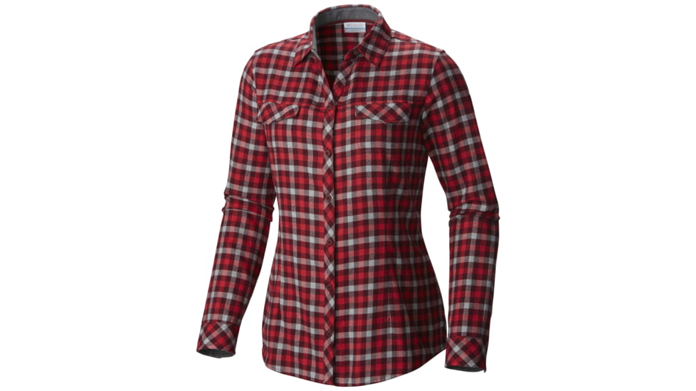 Columbia Simply Put II Flannel Shirt - Women's-Chianti Check-Medium