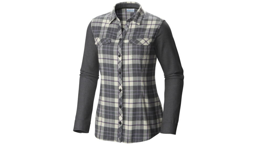 Columbia Simply Put II Flannel Shirt - Women's-Shark Blocked Large Plaid-Medium