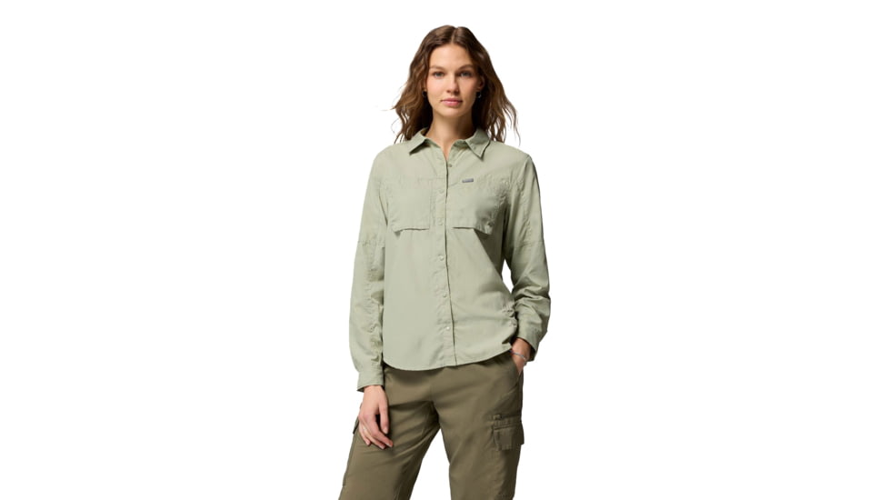 Columbia Skien Valley Long Sleeve Shirt - Women's, Safari, Large, 2119281348-348-L