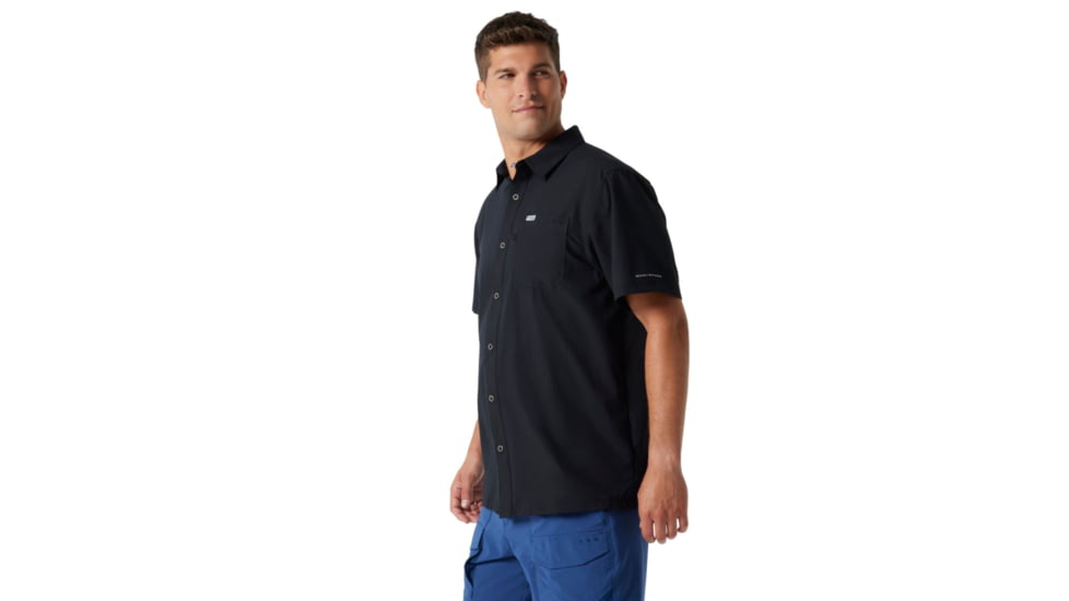 Columbia Slack Tide Camp Shirt, Black, S - Mens, 1577051010-S