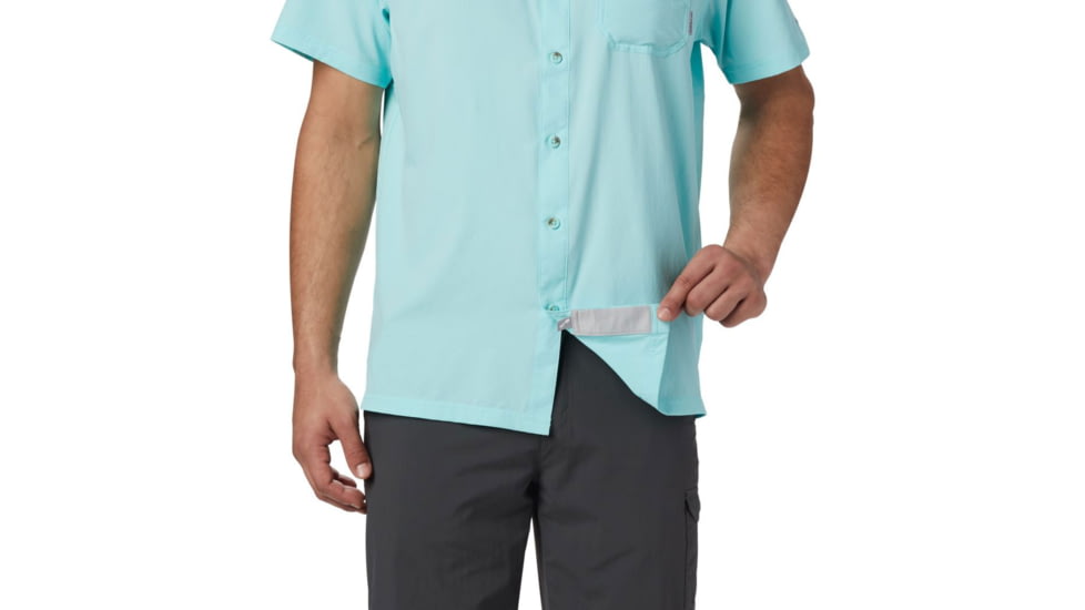 Columbia Slack Tide Camp Shirt - Men's, Gulf Stream, Small, 1577051499Gulf StreamS