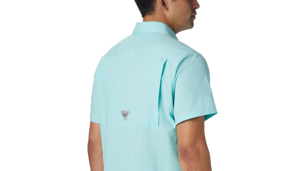 Columbia Slack Tide Camp Shirt, Gulf Stream, S - Mens, 1577051499-S