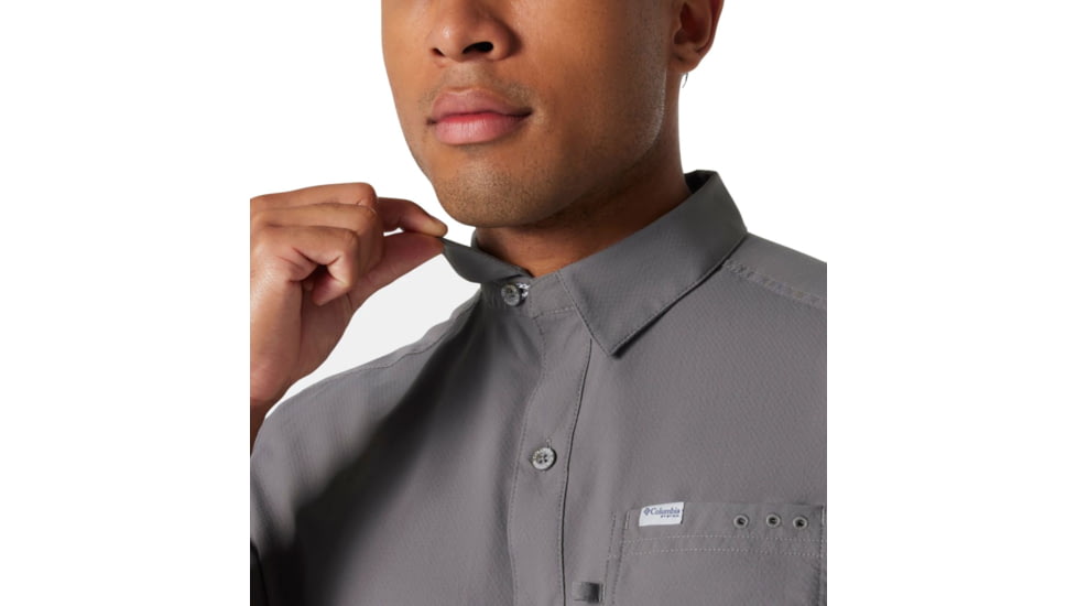 Columbia Slack Tide Camp Shirt - Mens, City Grey, Small, 1577051023City GreyS