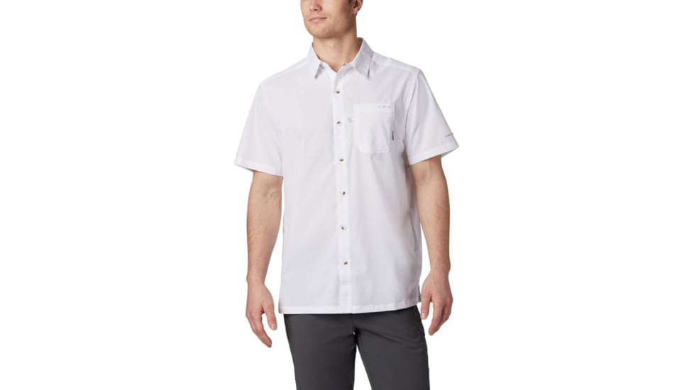 Columbia Slack Tide Camp Shirt - Mens, White, Extra Small, 1577051100WhiteXS