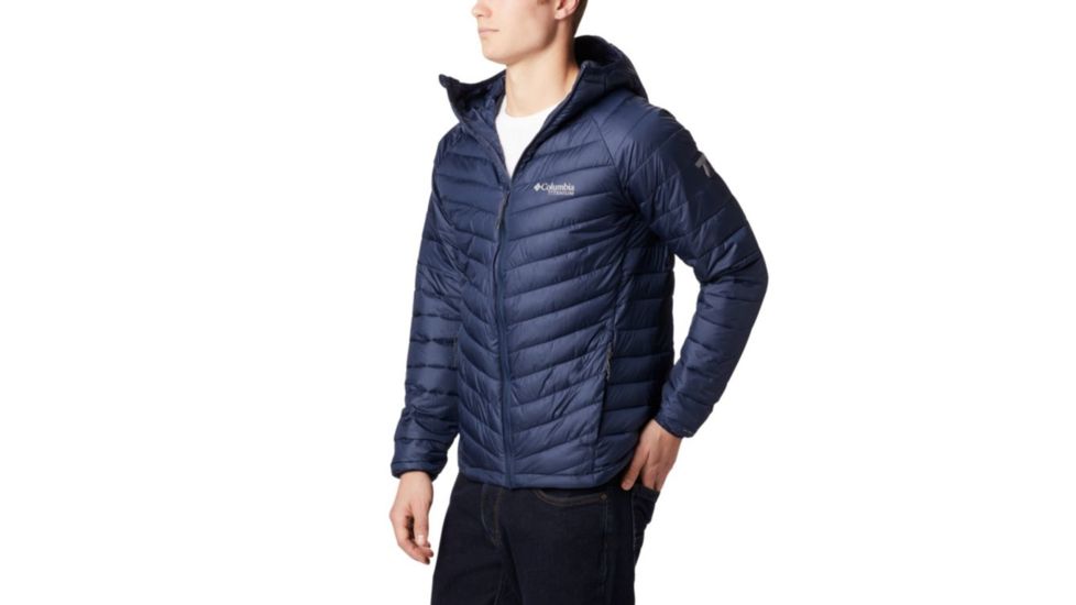 Columbia Snow Country Hooded Jacket, Collegiate Navy, XL - Mens, 1823141464-XL